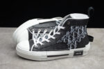 Dior B23 High-Top Sneaker – Black Oblique Canvas
