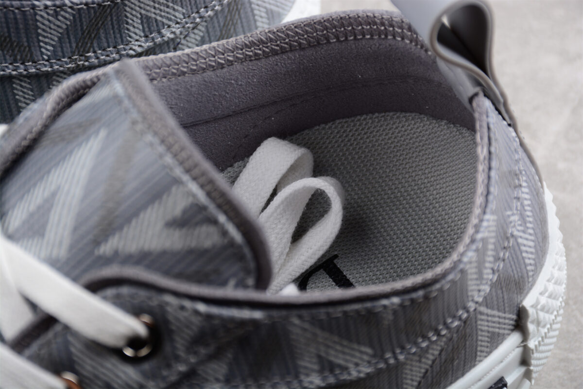 Dior B23 Low-Top Sneaker – Grey Oblique Pattern