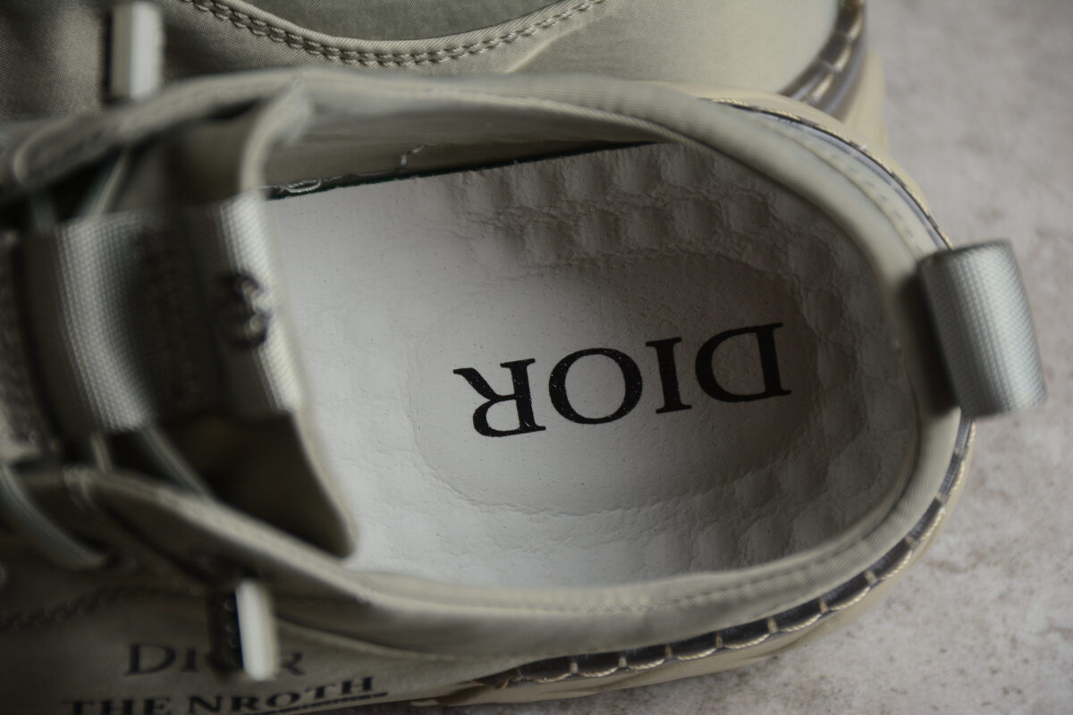 Dior x The North Collaboration-Inspired Low-Top Sneaker – Khaki