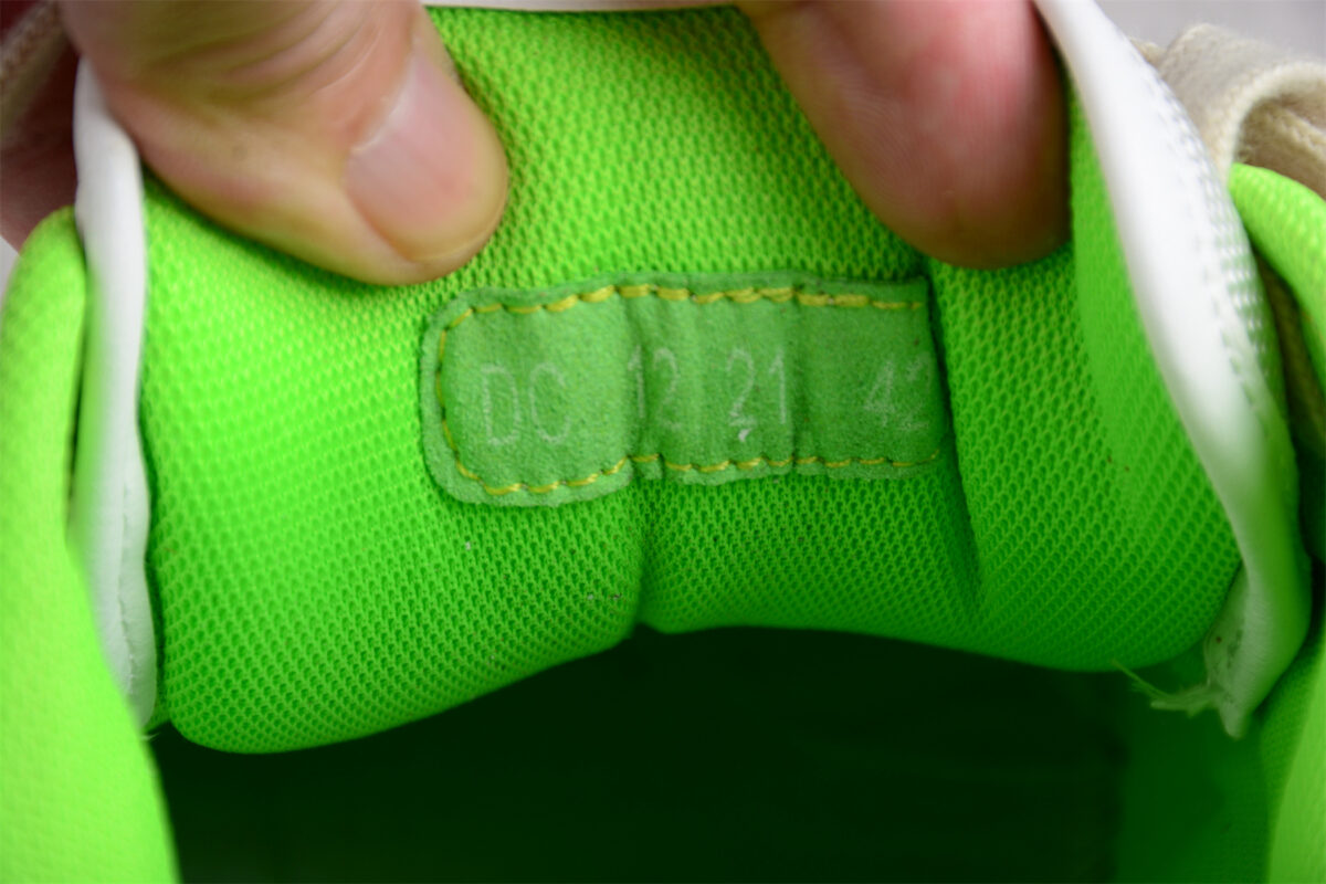 Dior B31 Low-Top Sneaker – Brown, White & Neon Green