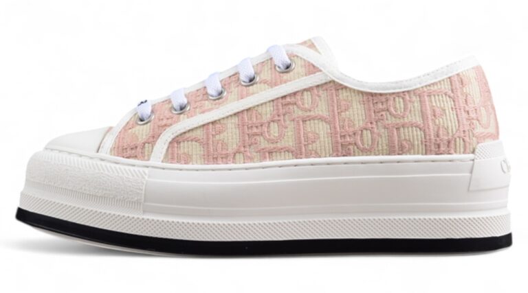 Dior B23 Oblique Low-Top Sneaker – Black with Gum Sole (Copy)