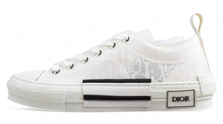 Dior B23 Oblique Low-Top Sneaker – Black with Gum Sole (Copy)