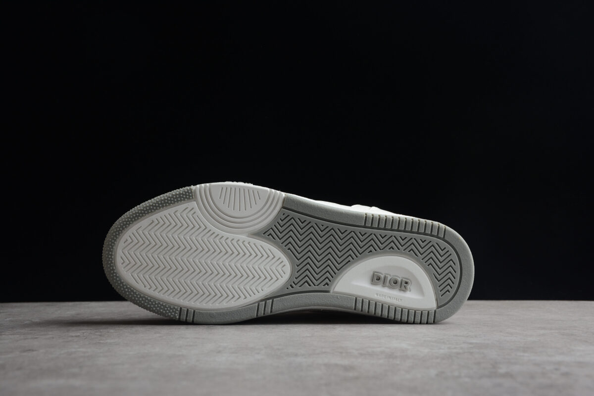 Dior B30 Retro Sneaker – White/Grey Oblique