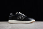 Dior B23 Oblique Low-Top Sneaker – Black with Gum Sole (Copy)