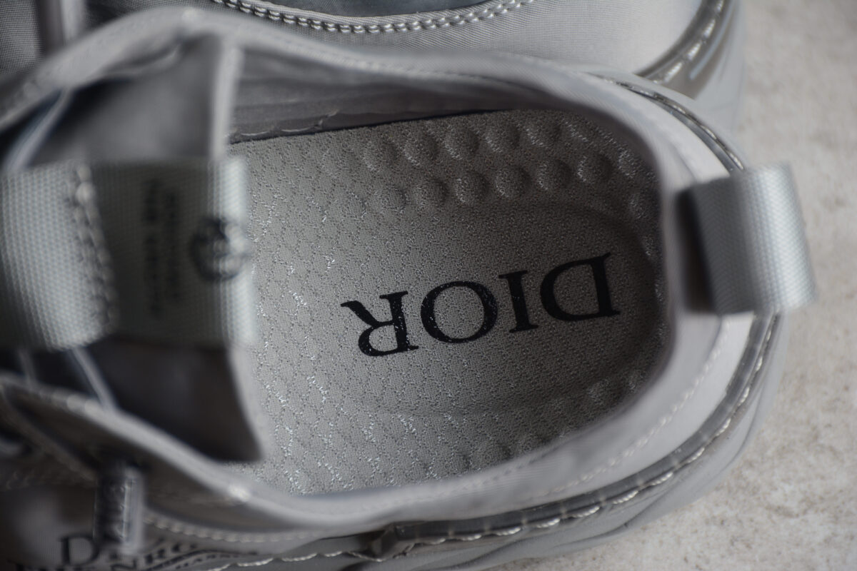 Dior x Technical Nylon Low-Top Sneaker – Grey