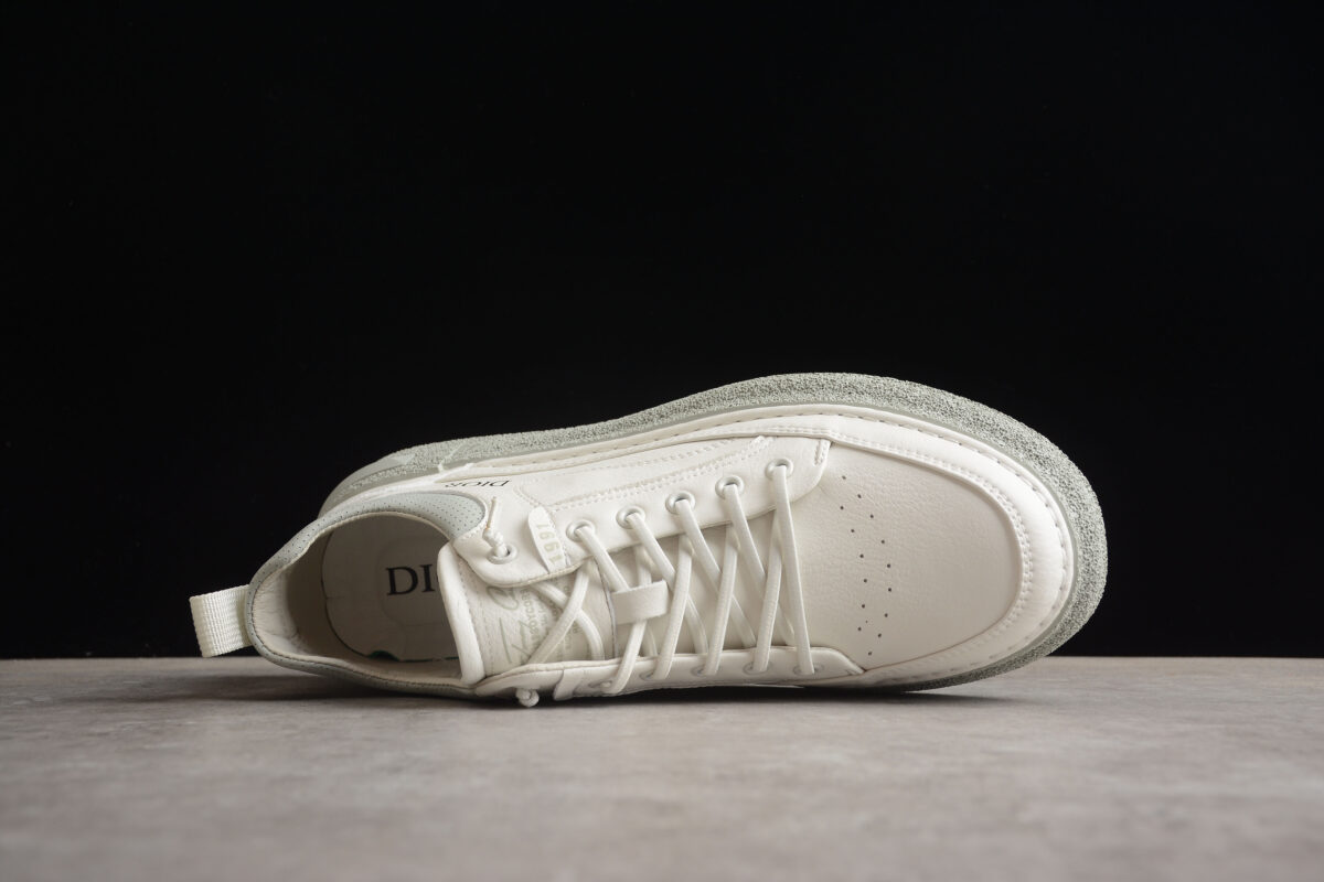 Dior B30 Low-Top Sneaker – White Leather & Suede