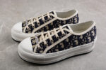 Dior B713 Low-Top Sneaker – Navy Blue Oblique Jacquard