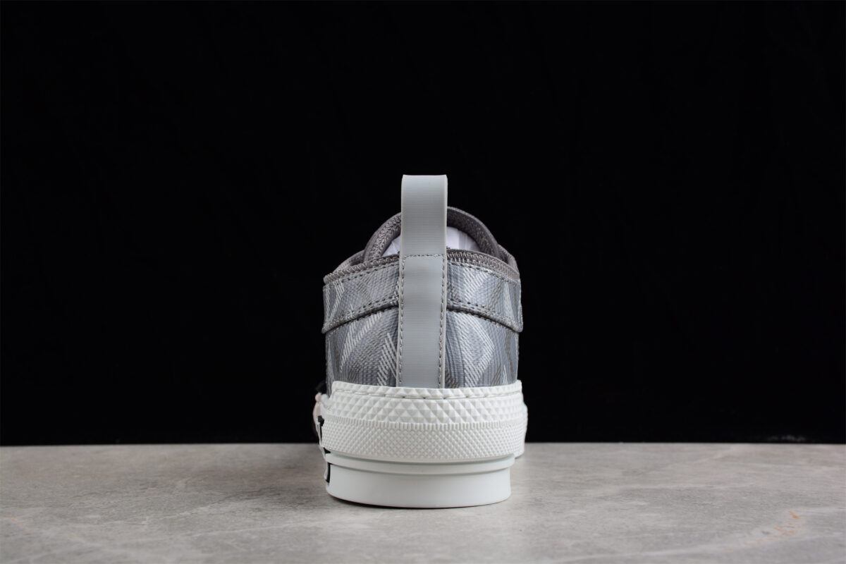 Dior B23 Low-Top Sneaker – Grey Oblique Pattern