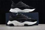 Dior Airmesh Sneaker – Black Technical Mesh with White Sculpted Sole