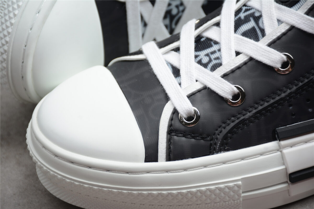 Dior B23 High-Top Sneaker – Black Oblique Canvas