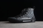 Dior B23 High-Top Sneaker – Black Oblique Canvas