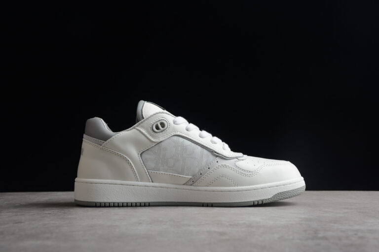 Dior B30 Retro Sneaker – White/Grey Oblique