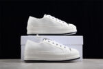 Dior B713 Low-Top Sneaker – White Canvas with Logo Detailing