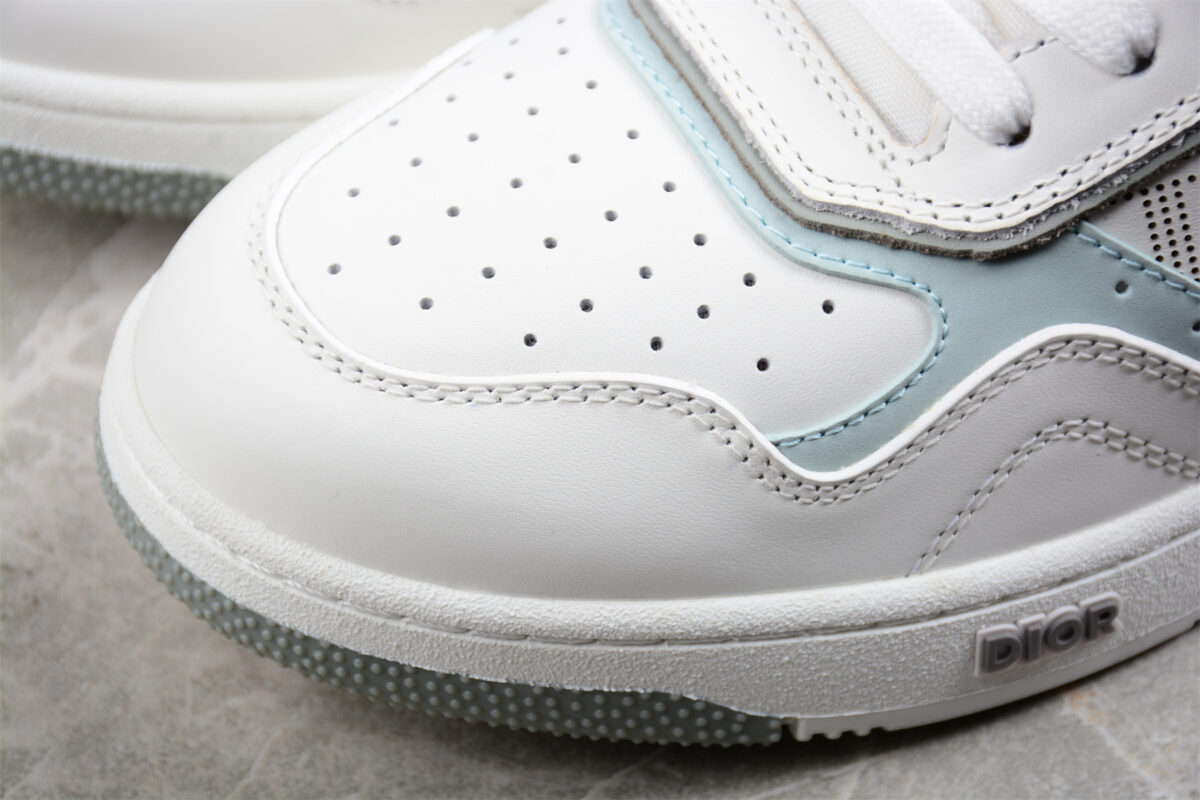 Dior B30 Low-Top Sneaker – White & Grey Oblique