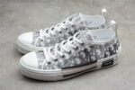 Dior B23 Low-Top Sneaker – Grey Oblique Transparent