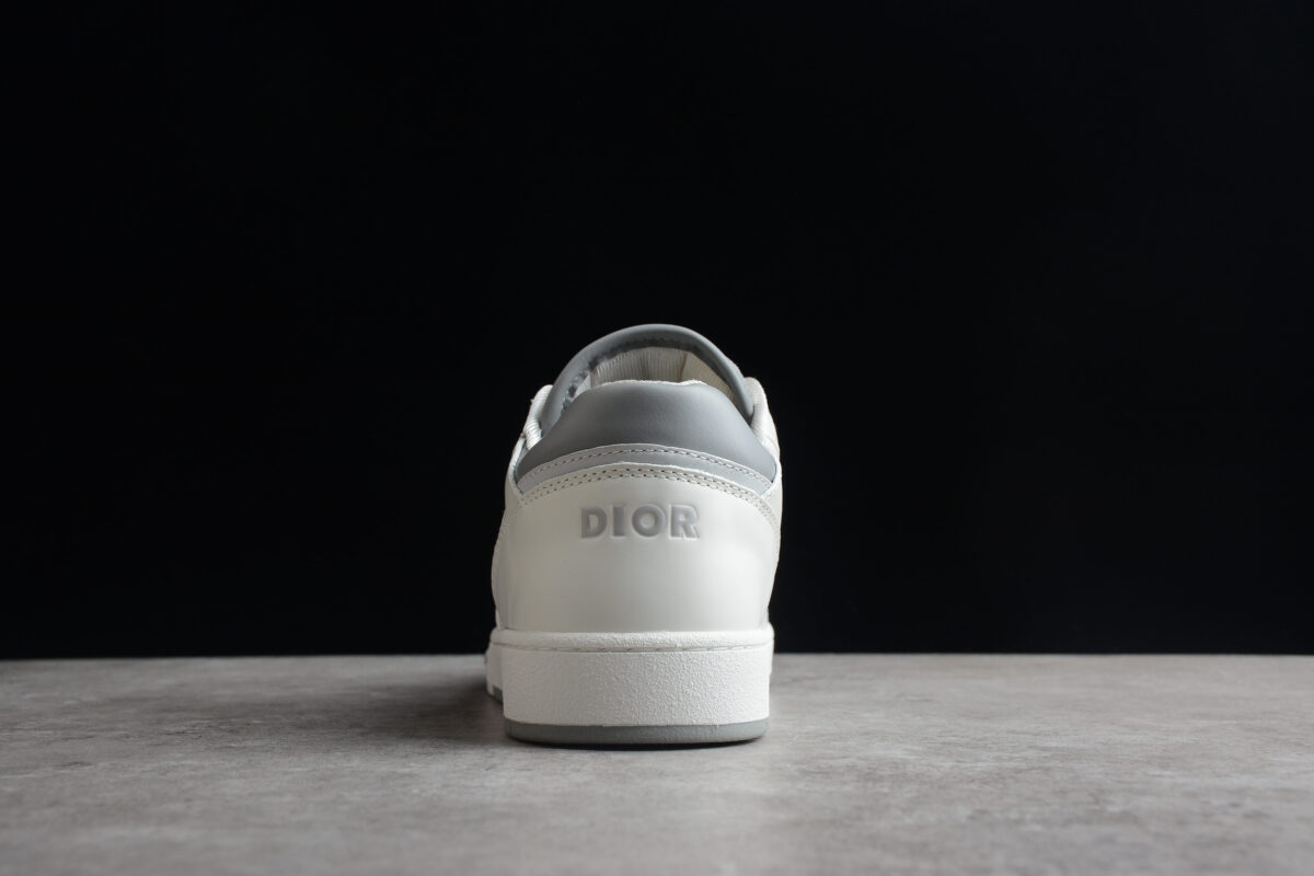 Dior B30 Retro Sneaker – White/Grey Oblique