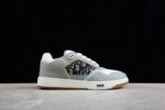 Dior B30 Low-Top Sneaker – Grey & White Oblique
