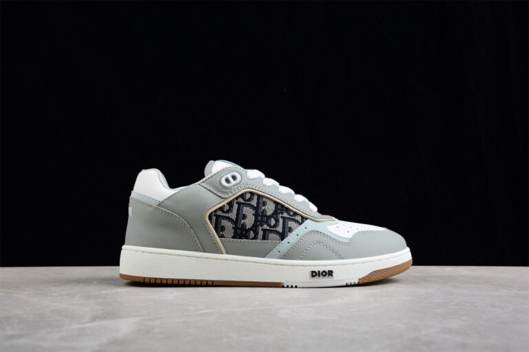 Dior B30 Low-Top Sneaker – Grey & White Oblique