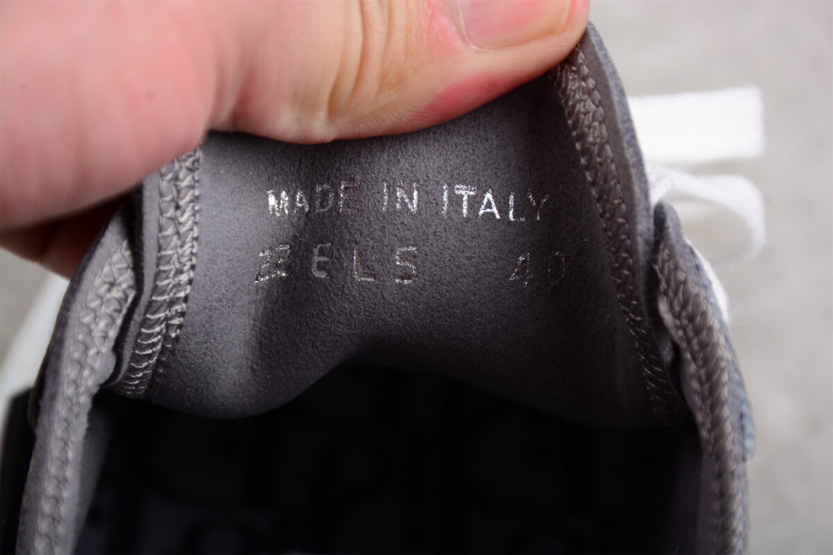 Dior B23 Low-Top Sneaker – Grey Oblique Pattern