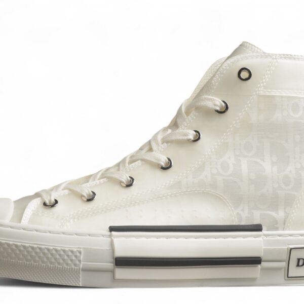 Dior B23 Oblique Low-Top Sneaker – Black with Gum Sole (Copy)