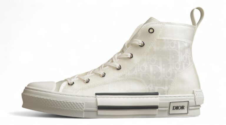 Dior B23 Oblique Low-Top Sneaker – Black with Gum Sole (Copy)