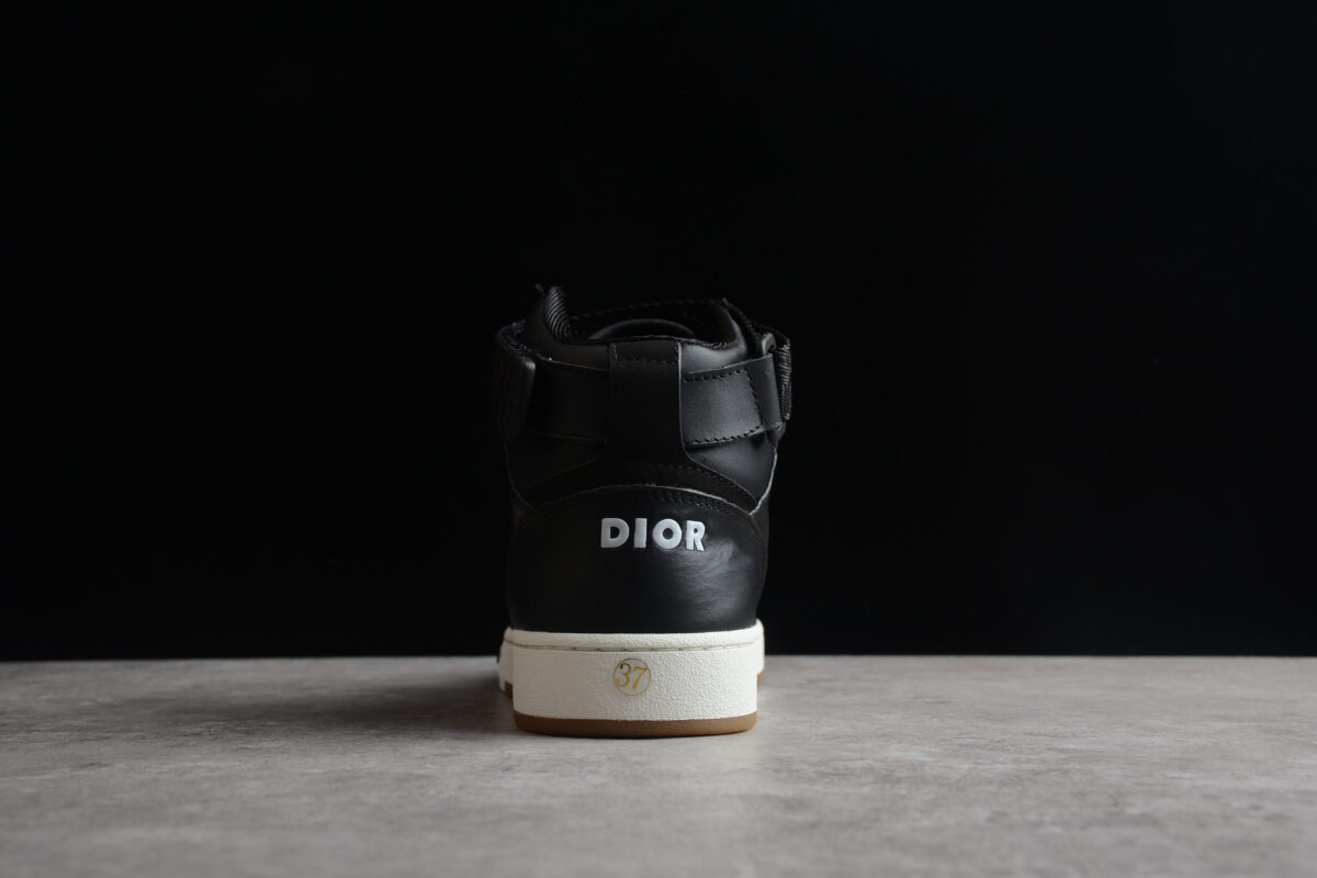 Dior B30 High-Top Sneaker – Black Oblique