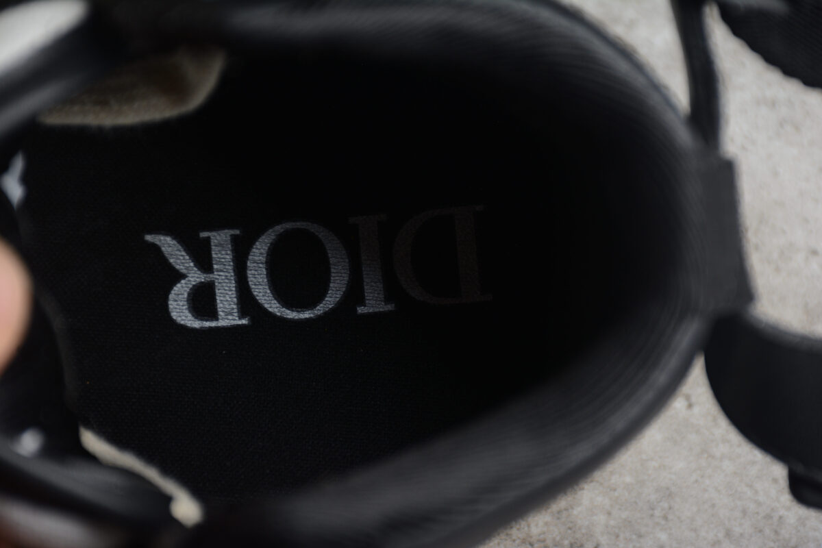 Dior B30 High-Top Sneaker – Black Oblique