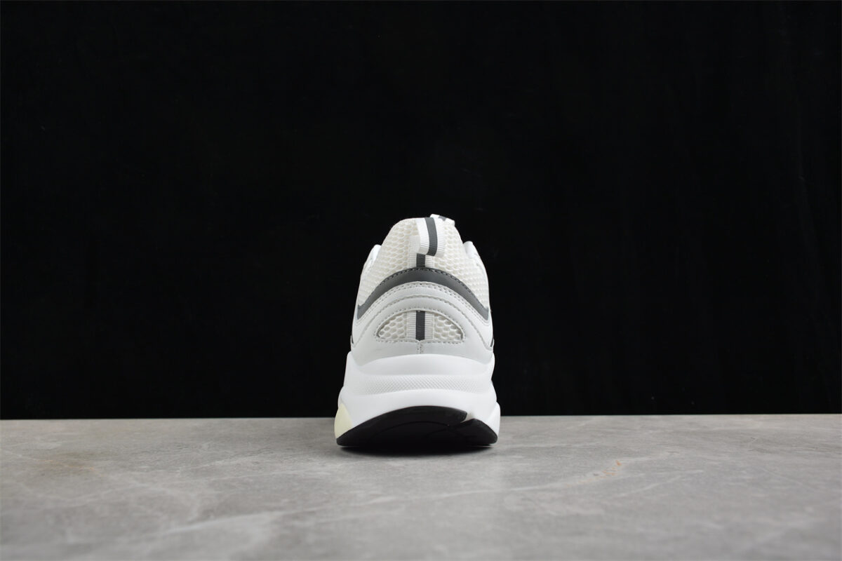 Dior Airmesh Sneaker – White Mesh with Grey Leather Overlays