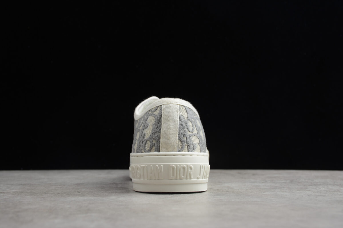 Dior B23 Low-Top Sneaker – Grey Oblique Jacquard