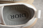 Dior Low-Top Leather Sneaker – Off-White with Beige Sole