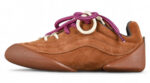 Alexander McQueen Hiking-Inspired Suede Low-Top Sneaker – Brown with Dual Laces