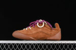 Alexander McQueen Hiking-Inspired Suede Low-Top Sneaker – Brown with Dual Laces
