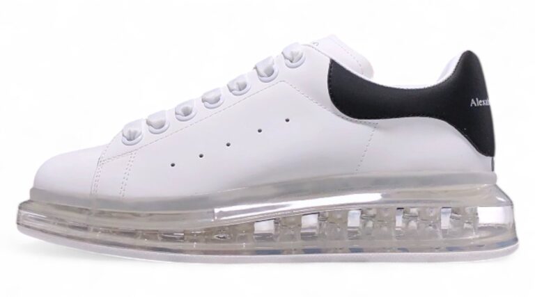 Alexander McQueen Oversized Air Bubble Sneakers – White & Black