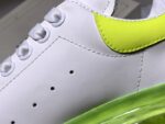 Alexander McQueen Oversized Air Bubble Sneakers – White & Neon Green