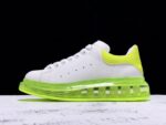 Alexander McQueen Oversized Air Bubble Sneakers – White & Neon Green
