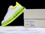 Alexander McQueen Oversized Air Bubble Sneakers – White & Neon Green