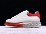 Alexander McQueen Oversized Air Bubble Sneakers – White & Red