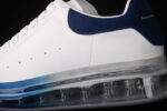 Alexander McQueen Oversized Air Bubble Sneakers – White & Royal Blue