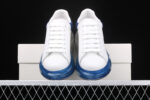 Alexander McQueen Oversized Air Bubble Sneakers – White & Royal Blue