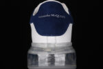Alexander McQueen Oversized Air Bubble Sneakers – White & Royal Blue