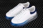 Alexander McQueen Oversized Air Bubble Sneakers – White & Royal Blue