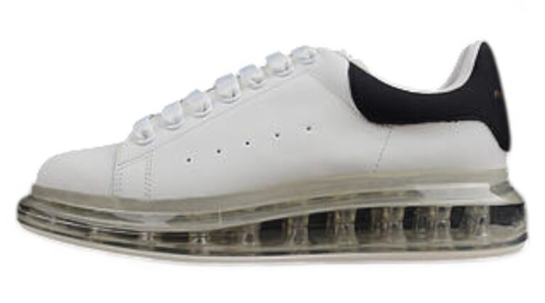 Alexander McQueen Oversized Sneaker – Air Sole Black Heel Tab