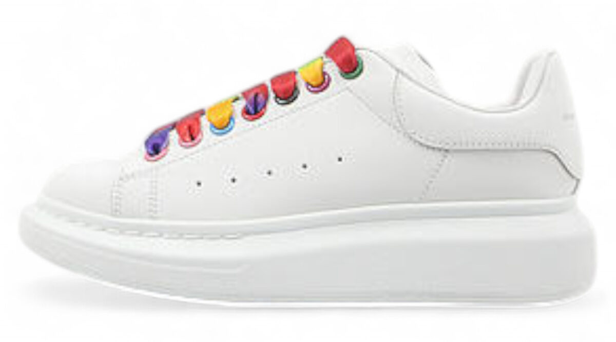 Alexander McQueen Oversized Sneaker – Rainbow Lace Edition