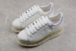Alexander McQueen Oversized Sneaker – Transparent Sole with Iridescent Heel