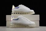 Alexander McQueen Oversized Sneaker – Transparent Sole with Iridescent Heel
