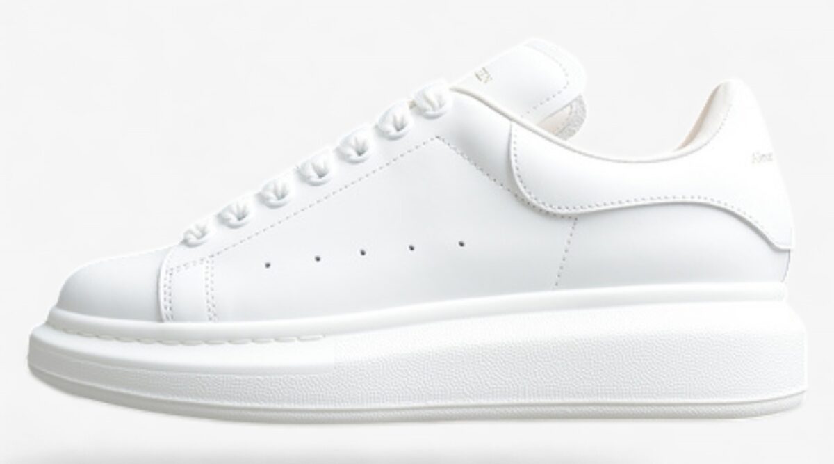 Alexander McQueen Oversized Sneaker – Triple White
