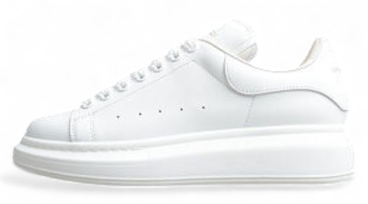 Alexander McQueen Oversized Sneaker – Triple White