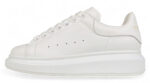 Alexander McQueen Oversized Sneaker – Triple White Leather