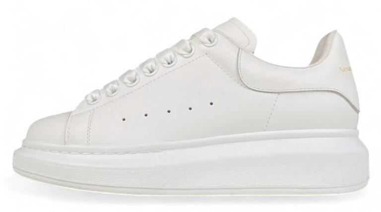 Alexander McQueen Oversized Sneaker – Triple White Leather