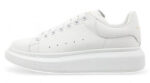 Alexander McQueen Oversized Sneaker – Triple White Leather